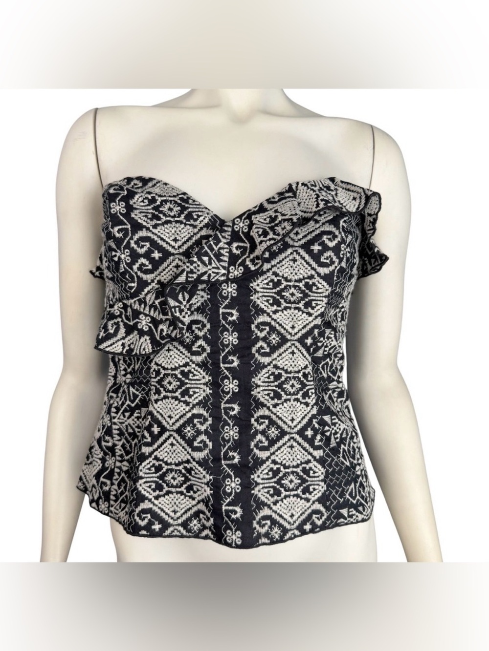 Anna Sui for Anthropologie Embroidered Top Size 8